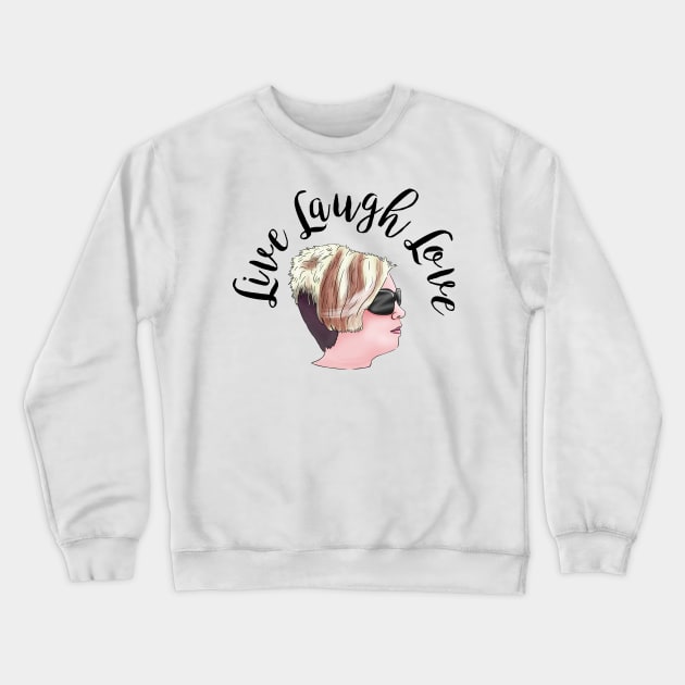 Karen Live Laugh Love Memes - Speak to The Manager Haircut Crewneck Sweatshirt by Barnyardy